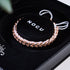Blanc x Or Rose | Bracelet chaîne de blé Gaia